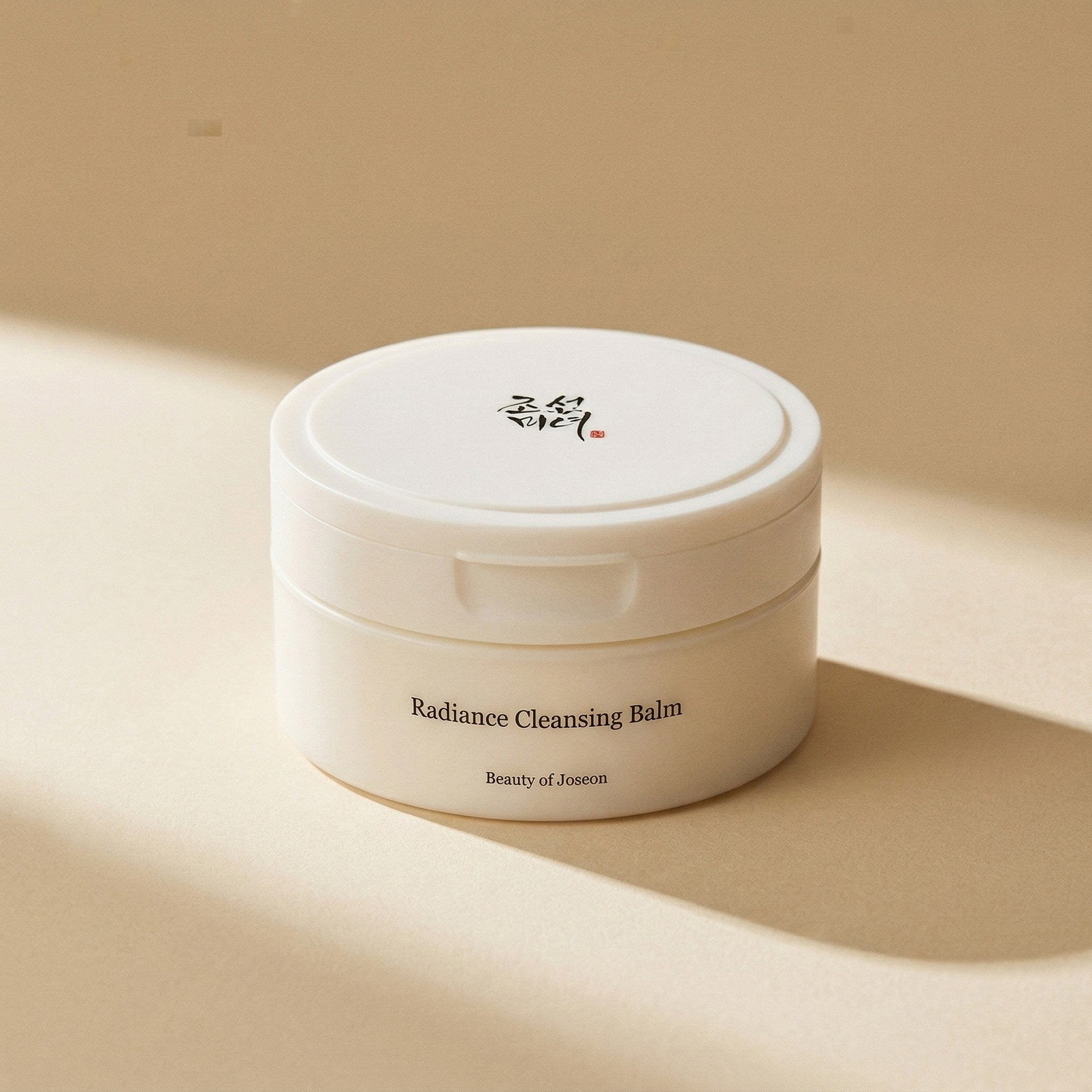 Beauty of Joseon — Radiance Cleansing Balm 100ml — editorial — fundo bege