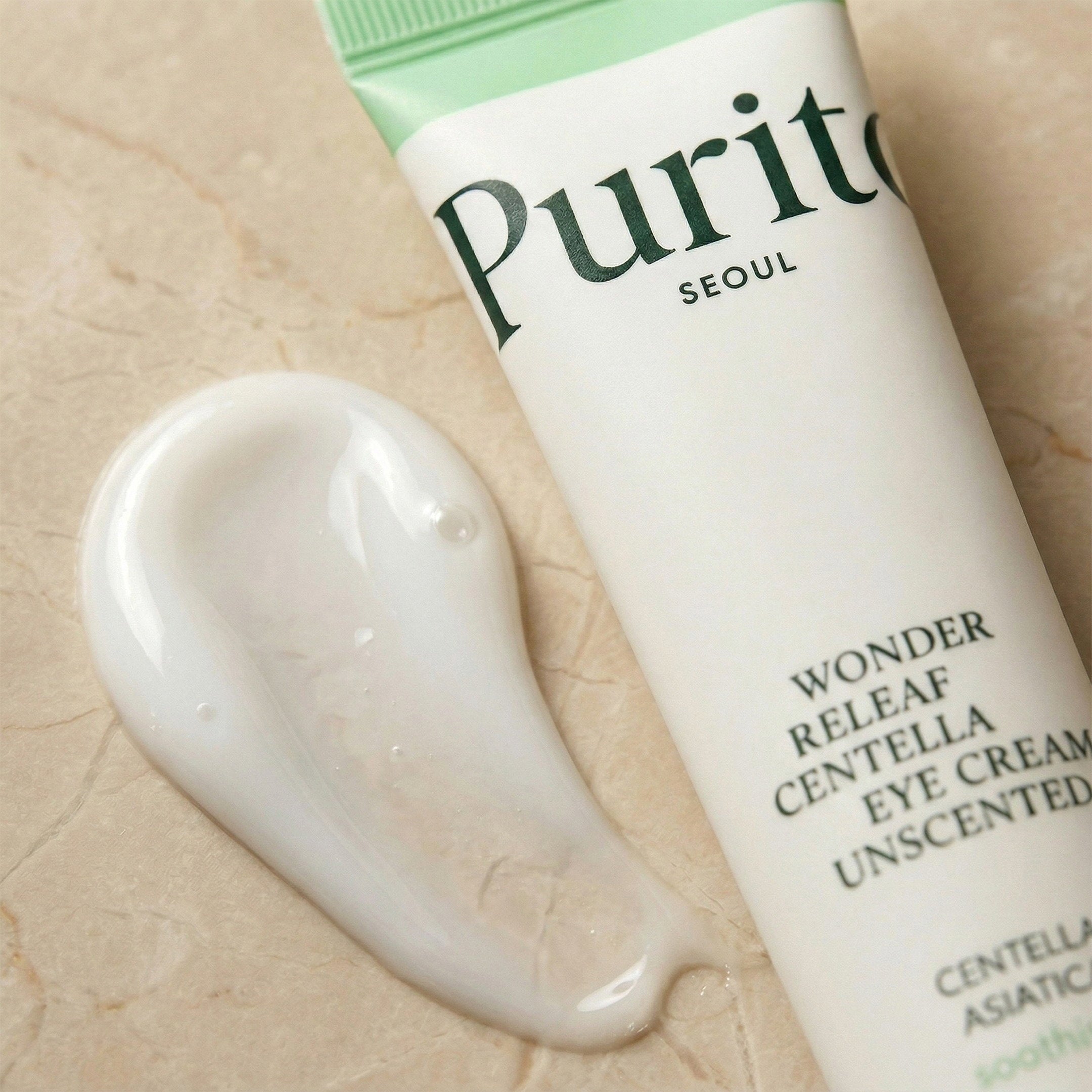 PURITO — Wonder Releaf Centella Eye Cream Unscented 30ml — detalhe da embalagem