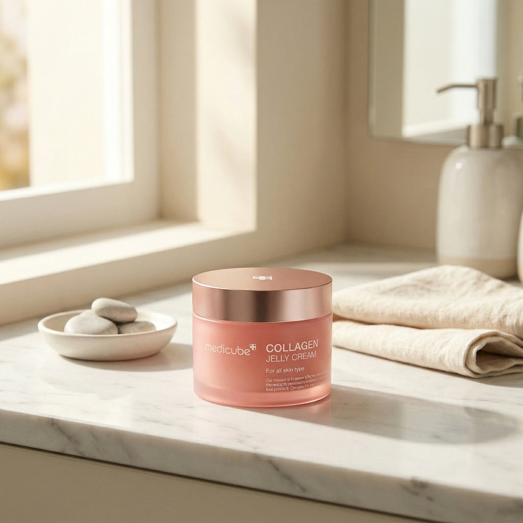 Medicube — Collagen Jelly Cream 110ml — detalhe da embalagem