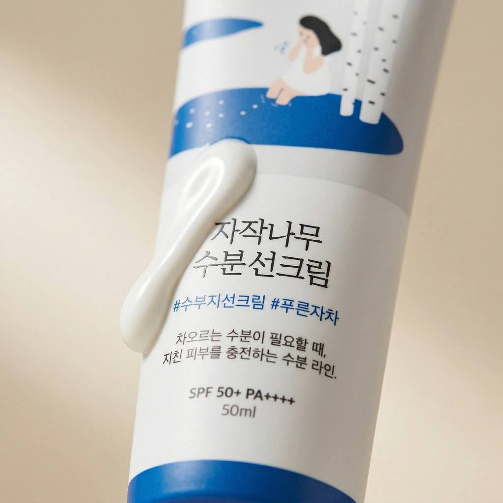 Round Lab — Birch Juice Sun Cream SPF50+ PA++++ 50ml — detalhe da embalagem