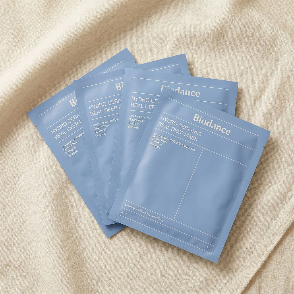 Biodance — Hydro Cera-Nol Real Deep Mask — contexto de ritual de skincare