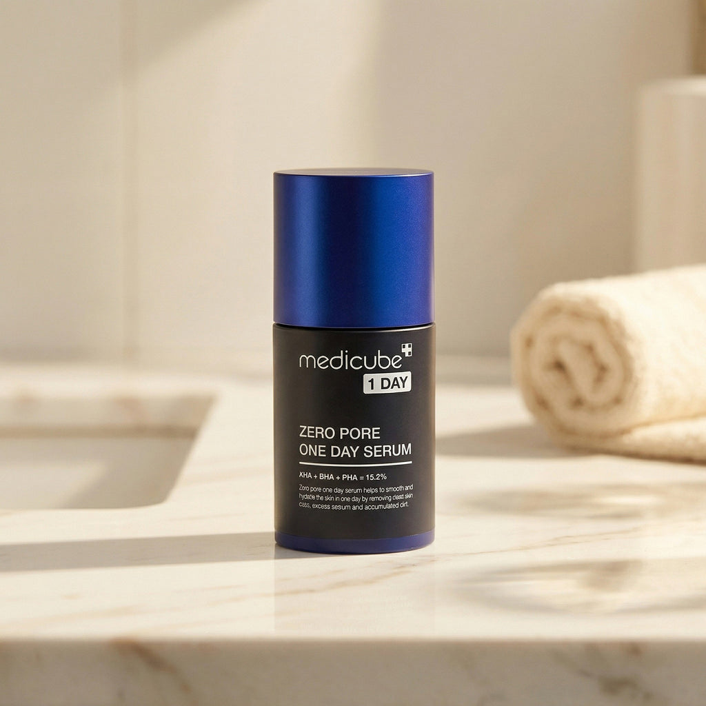 Medicube — Zero Pore One Day Serum 30ml — detalhe da embalagem