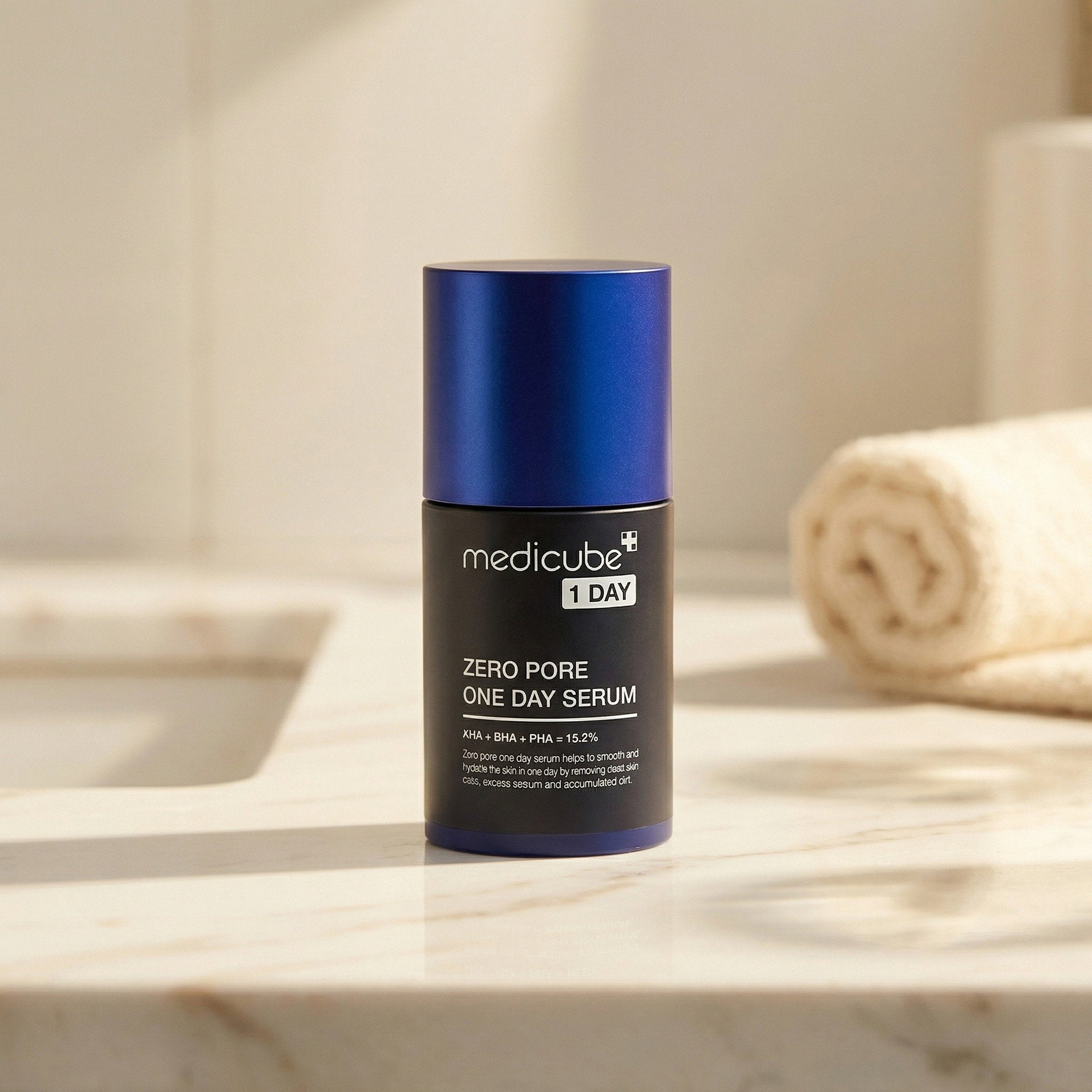 Medicube — Zero Pore One Day Serum 30ml — detalhe da embalagem