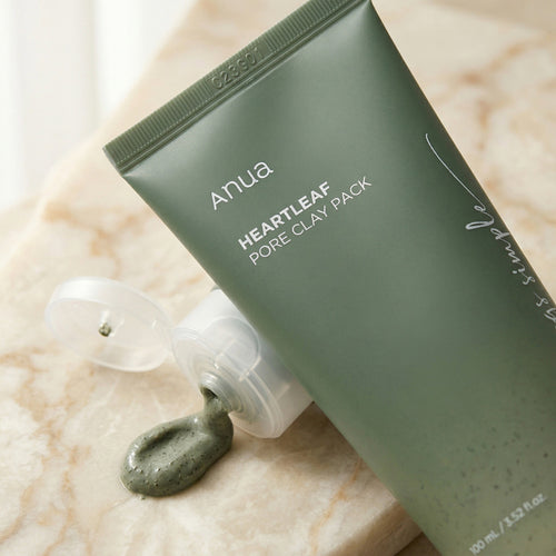 ANUA — Heartleaf Pore Clay Pack 100ml — detalhe da embalagem