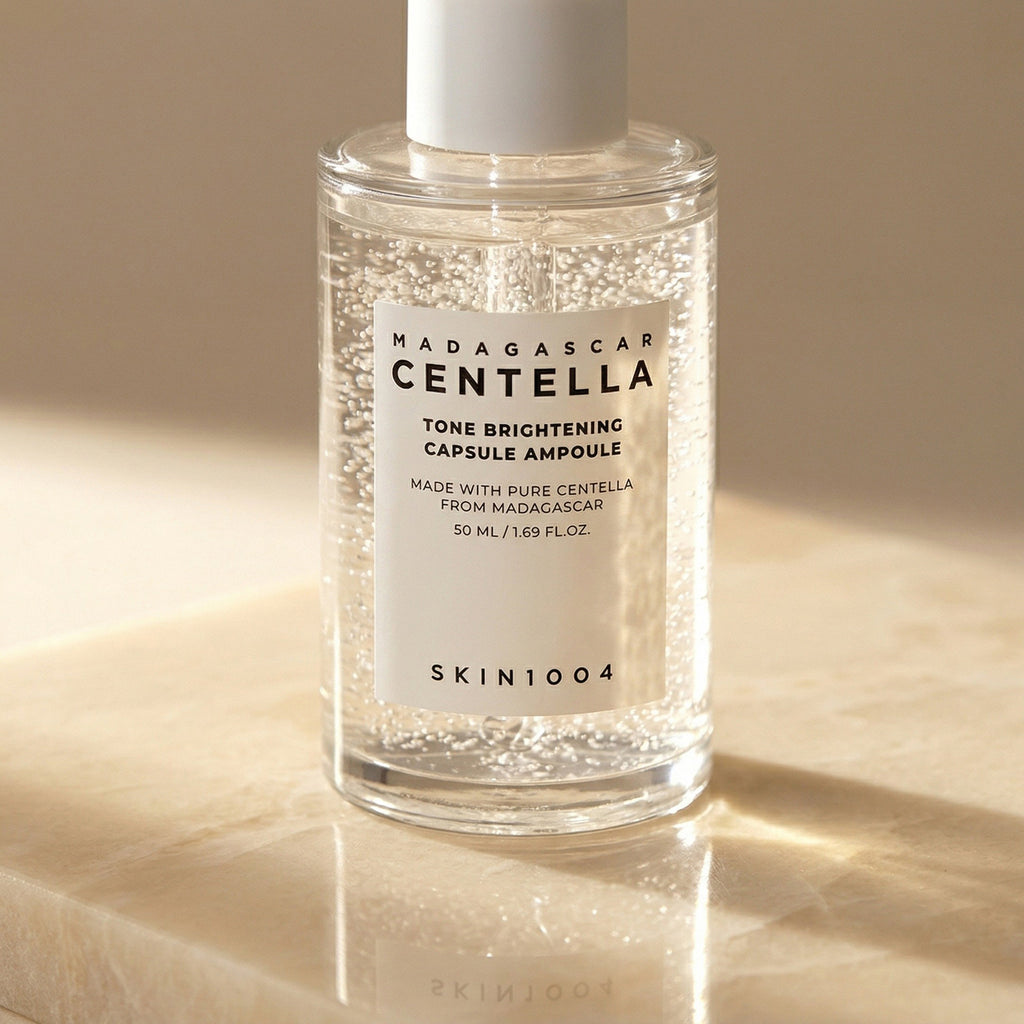 Skin1004 — Madagascar Centella Tone Brightening Capsule Ampoule 50ml — detalhe da embalagem