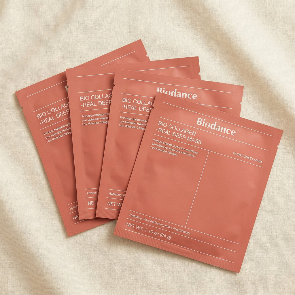 Biodance — Bio Collagen Real Deep Mask — contexto de ritual de skincare