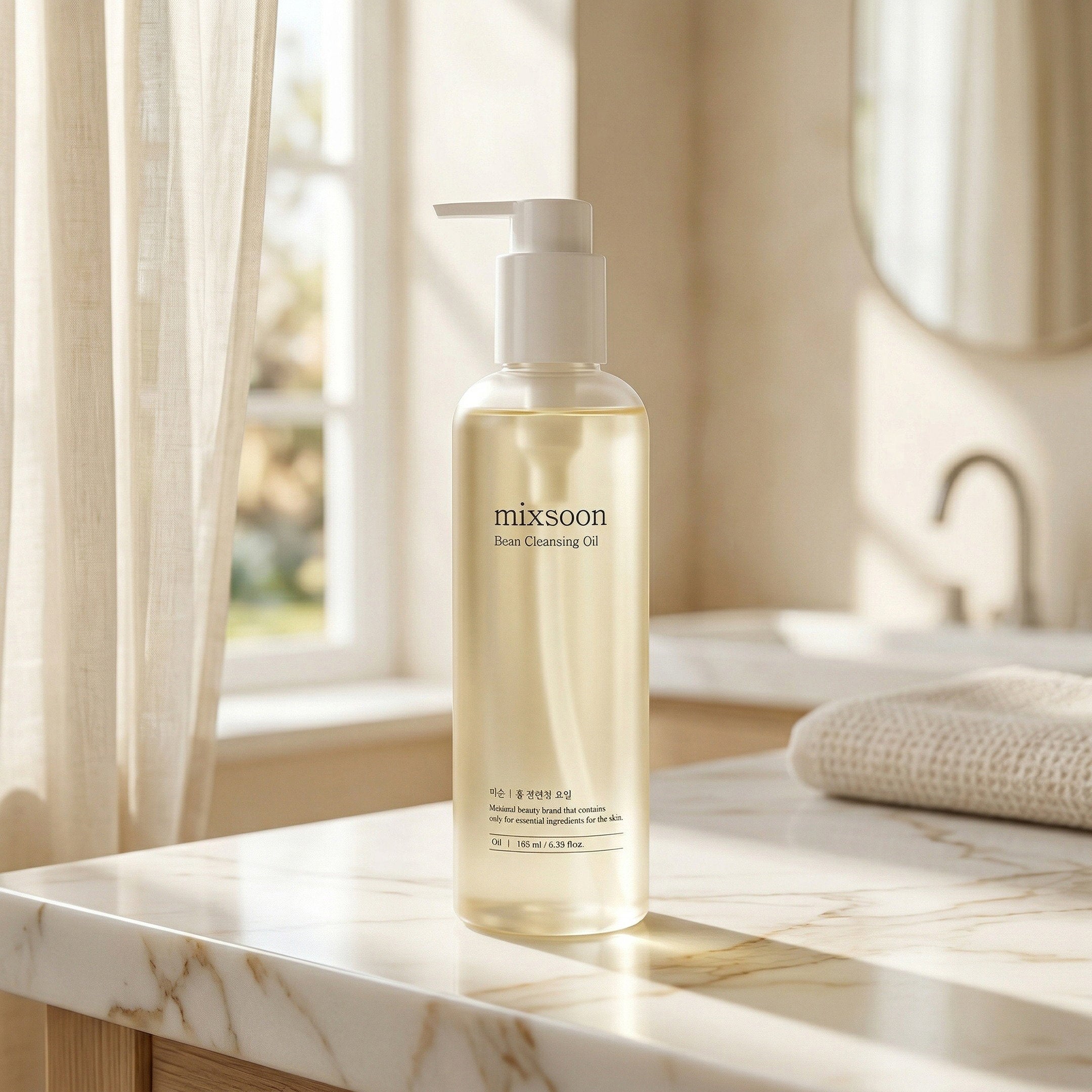 Mixsoon — Bean Cleansing Oil 195ml — detalhe da embalagem