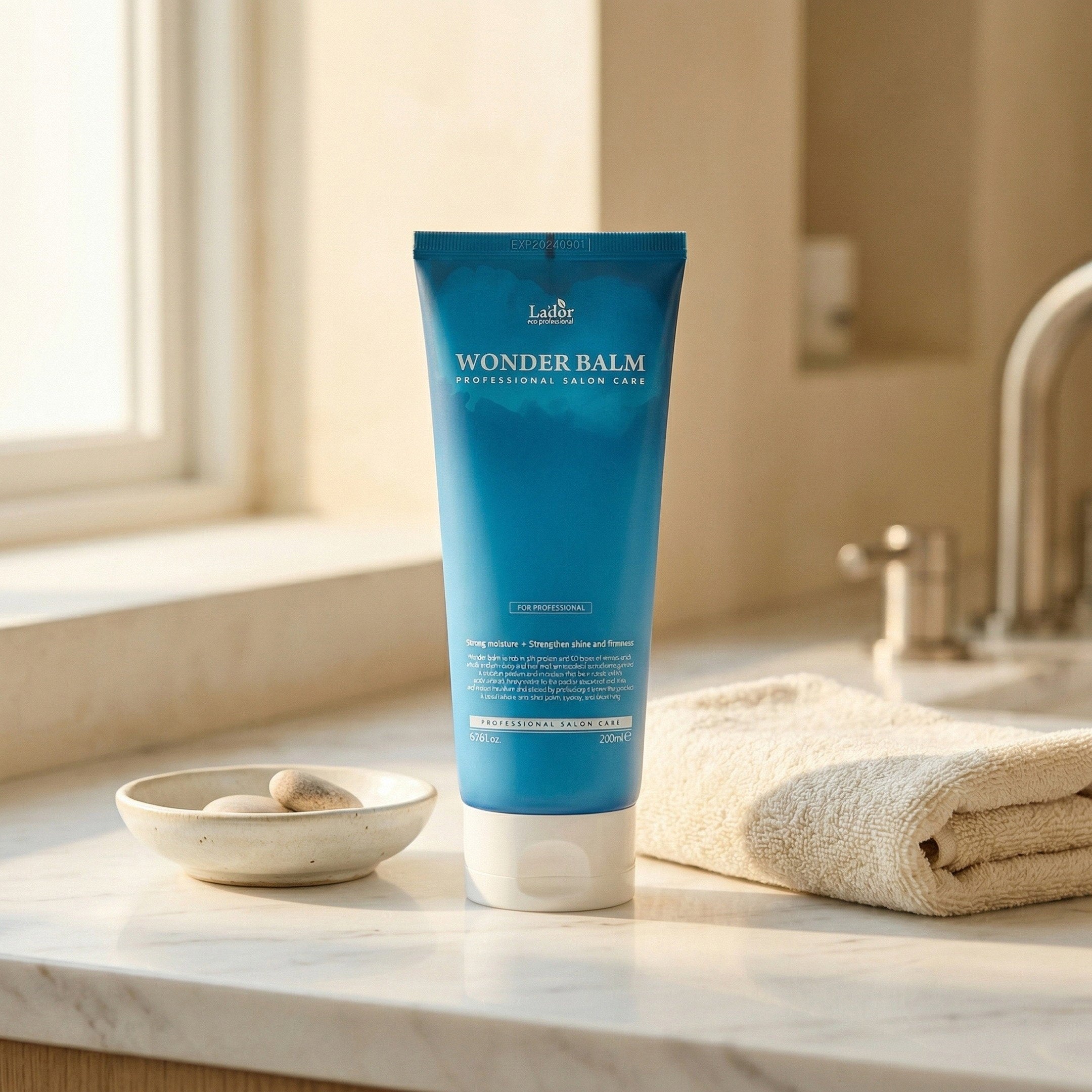 Lador — Wonder Balm 200ml — contexto de ritual de skincare