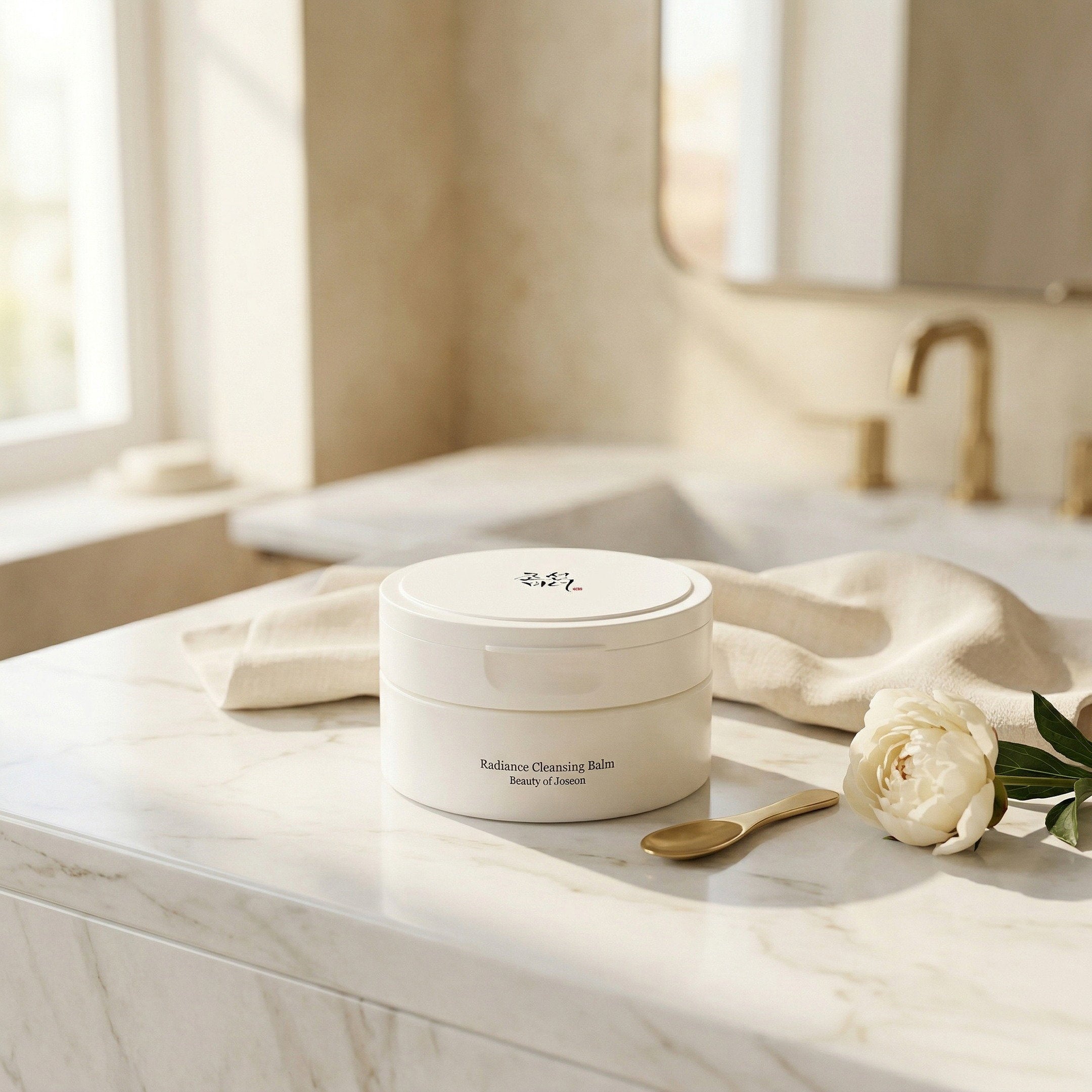 Beauty of Joseon — Radiance Cleansing Balm 100ml — contexto de ritual de skincare