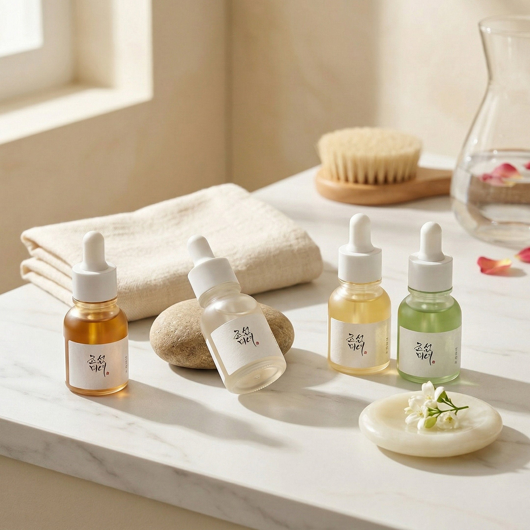 Beauty of Joseon — Hanbang Serum Discovery Kit — contexto de ritual de skincare